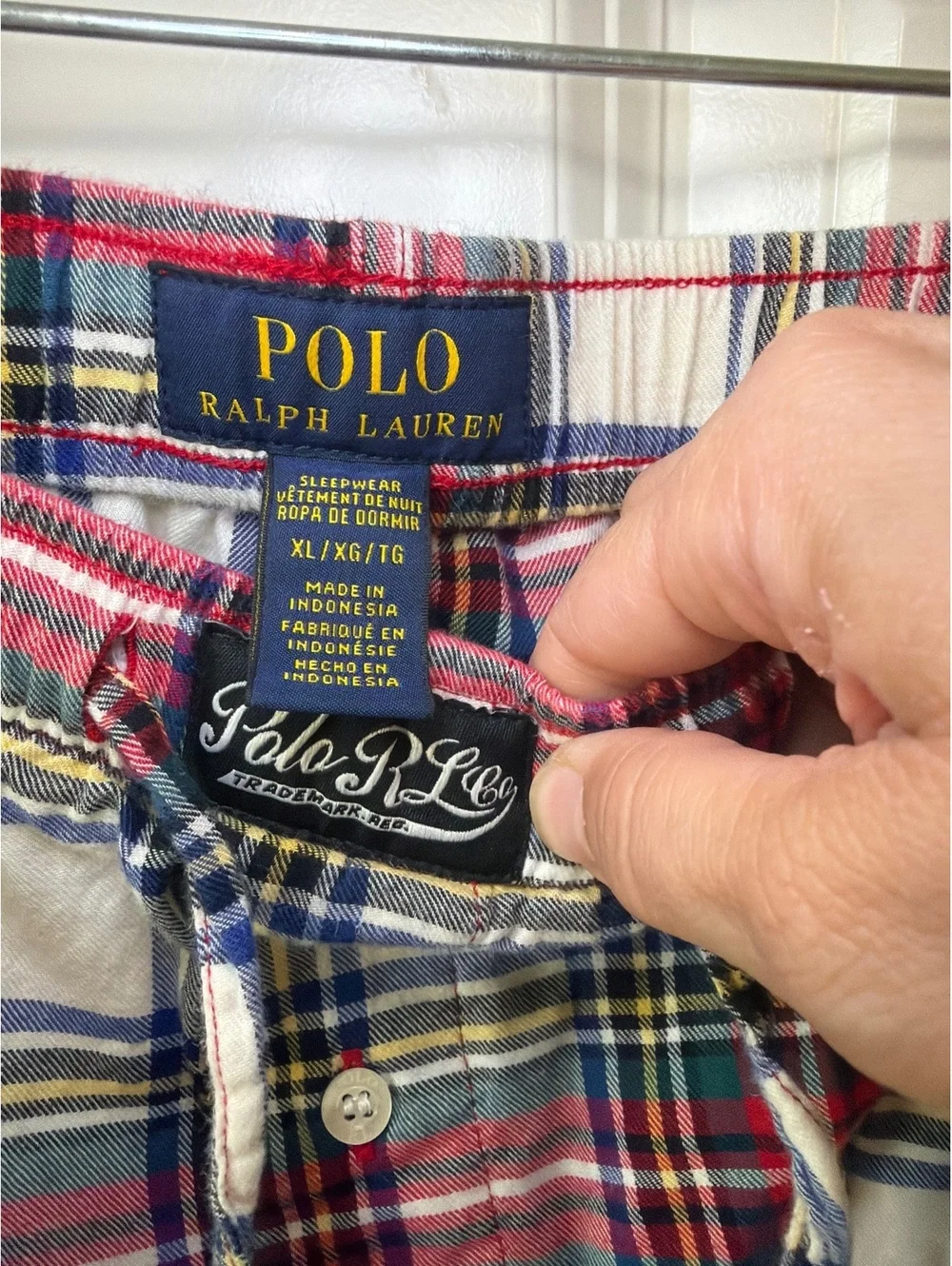Polo Ralph Lauren Men’s Plaid Lounge Pants size xl
